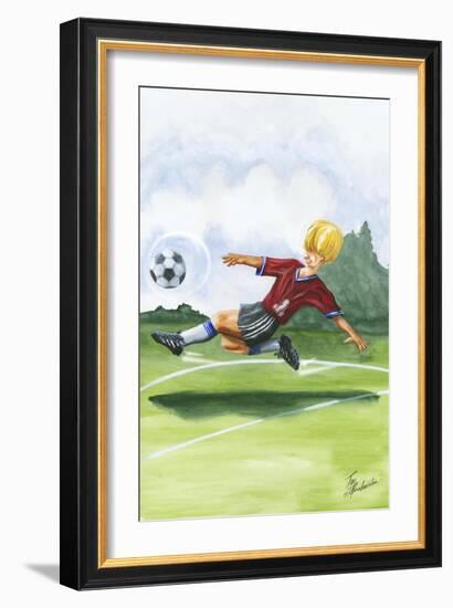 Kickin it I-Jay Throckmorton-Framed Art Print