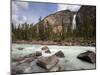 Kicking Horse River and Takakkaw Falls, Yoho National Park, UNESCO World Heritage Site, British Col-Martin Child-Mounted Photographic Print