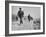 Kicking Up Dust, a Withdrawing Unit Heads South-Joe Scherschel-Framed Photographic Print