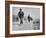 Kicking Up Dust, a Withdrawing Unit Heads South-Joe Scherschel-Framed Photographic Print