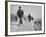 Kicking Up Dust, a Withdrawing Unit Heads South-Joe Scherschel-Framed Photographic Print