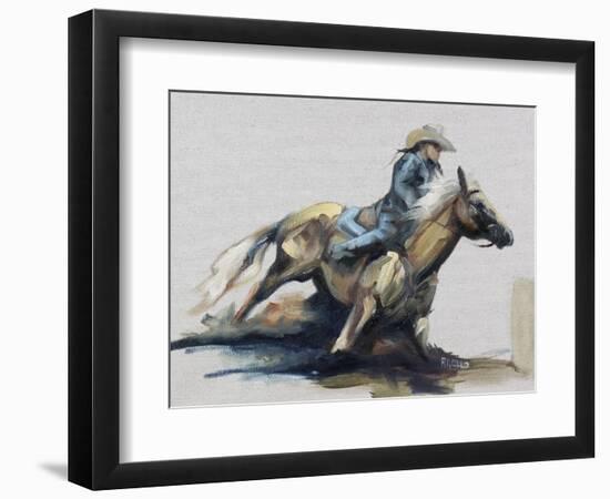 Kicking up Dust-Renee Gould-Framed Giclee Print