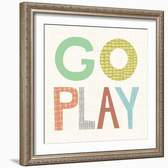 Kid Play III-Chariklia Zarris-Framed Art Print