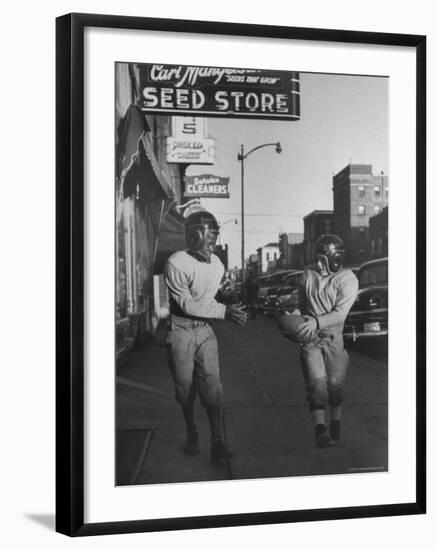 Kid's Football-Francis Miller-Framed Photographic Print