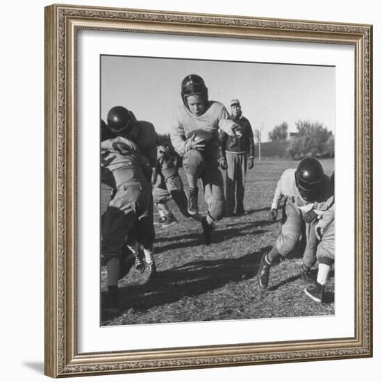 Kid's Football-Francis Miller-Framed Photographic Print