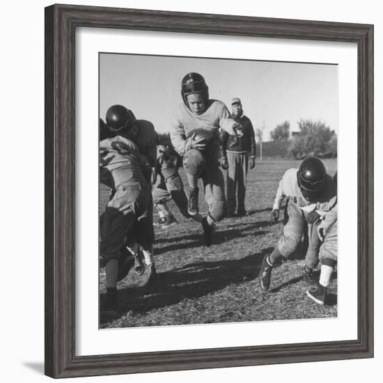 Kid's Football-Francis Miller-Framed Photographic Print