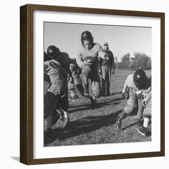 Kid's Football-Francis Miller-Framed Photographic Print