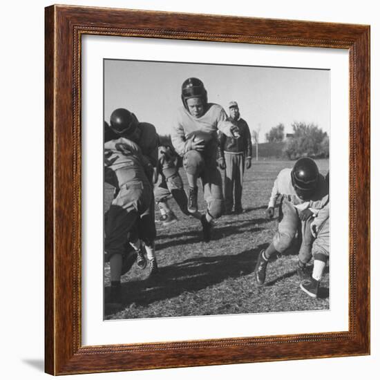 Kid's Football-Francis Miller-Framed Photographic Print