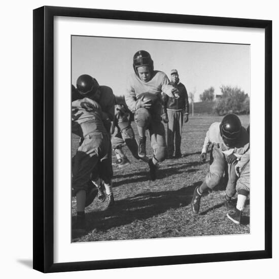 Kid's Football-Francis Miller-Framed Photographic Print