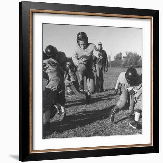 Kid's Football-Francis Miller-Framed Photographic Print