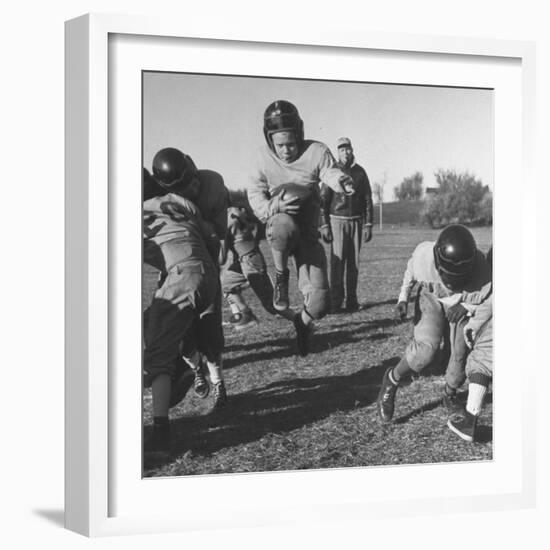Kid's Football-Francis Miller-Framed Photographic Print