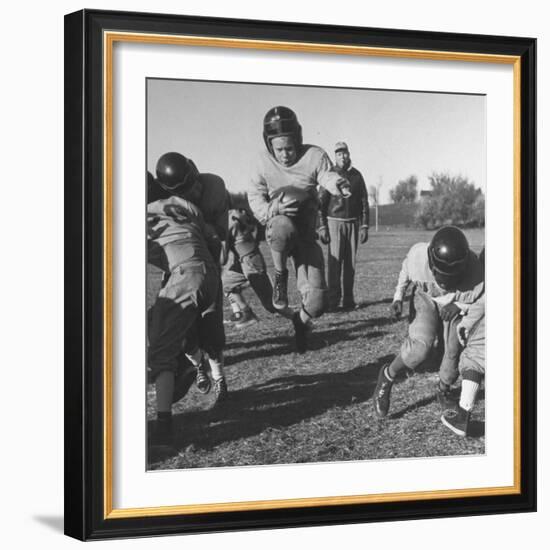 Kid's Football-Francis Miller-Framed Photographic Print