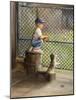 Kid with Baseball-Dianne Dengel-Mounted Giclee Print