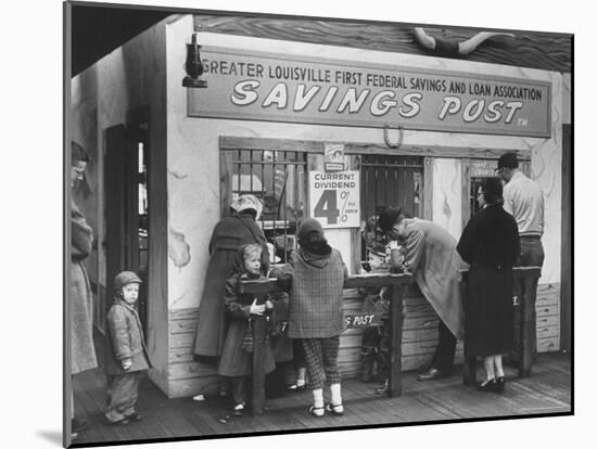 Kiddies' Savings Section with Western Trimmings-Michael Rougier-Mounted Photographic Print