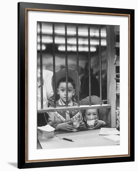 Kiddies' Savings Section with Western Trimmings-Michael Rougier-Framed Photographic Print