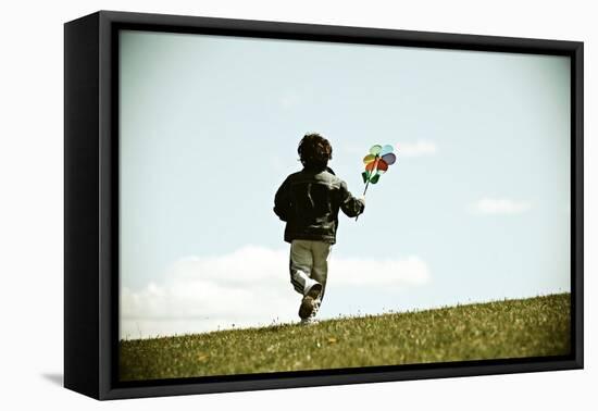 Kids Having Fun-zurijeta-Framed Premier Image Canvas