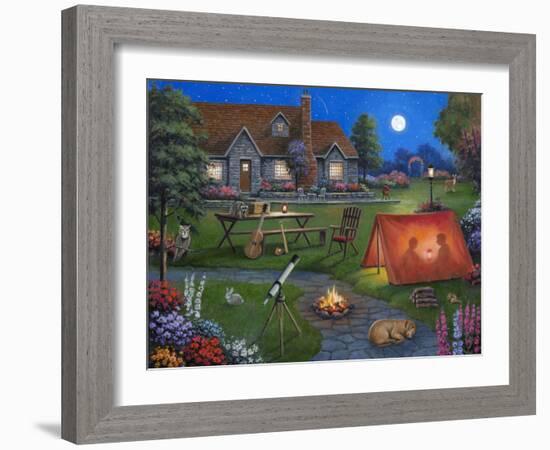 Kids Night Out-John Zaccheo-Framed Giclee Print