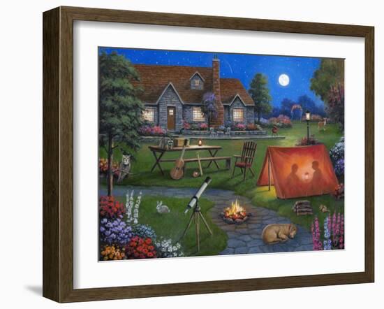 Kids Night Out-John Zaccheo-Framed Giclee Print