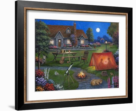 Kids Night Out-John Zaccheo-Framed Giclee Print