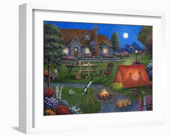 Kids Night Out-John Zaccheo-Framed Giclee Print