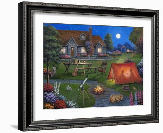 Kids Night Out-John Zaccheo-Framed Giclee Print