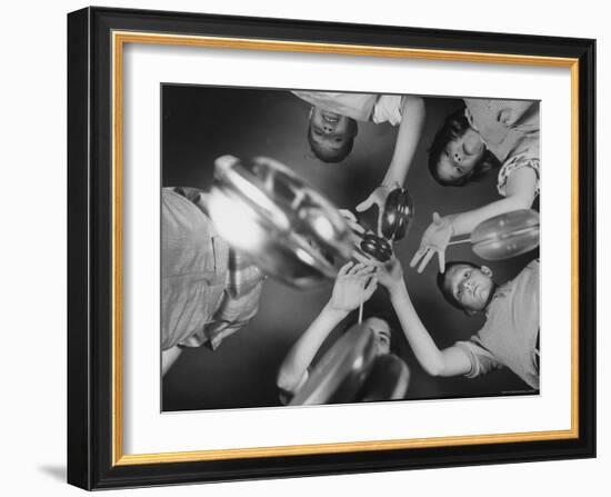 Kids Playing with Yo-Yo's-Ralph Morse-Framed Photographic Print