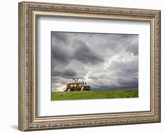 Kids Playing-Trent Foltz-Framed Art Print