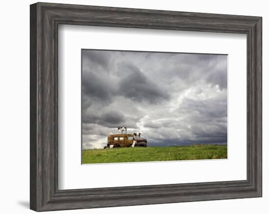 Kids Playing-Trent Foltz-Framed Art Print