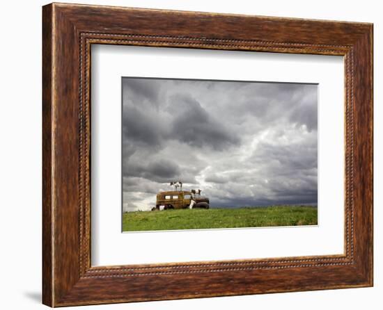 Kids Playing-Trent Foltz-Framed Art Print