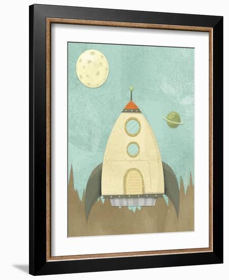 Kids Spaceship-Michael Murdock-Framed Giclee Print