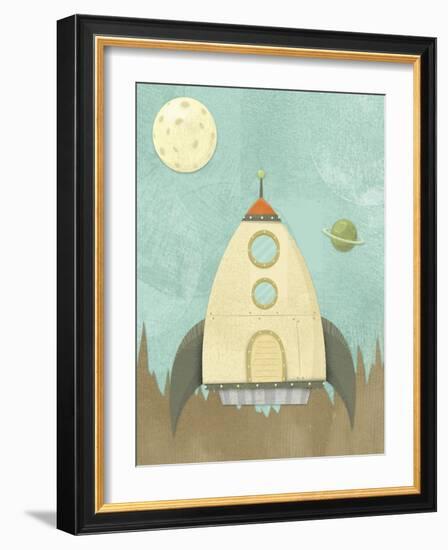 Kids Spaceship-Michael Murdock-Framed Giclee Print