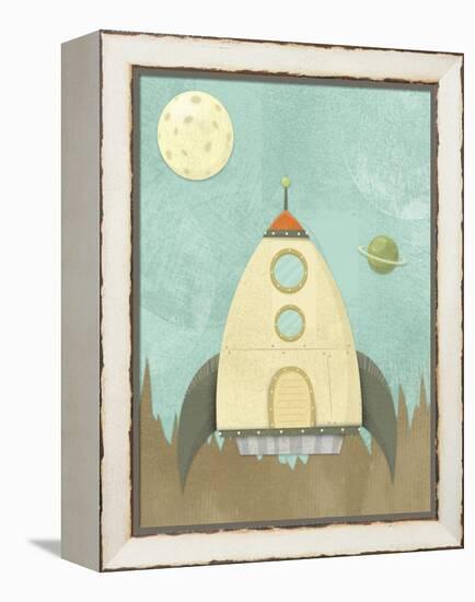 Kids Spaceship-Michael Murdock-Framed Premier Image Canvas