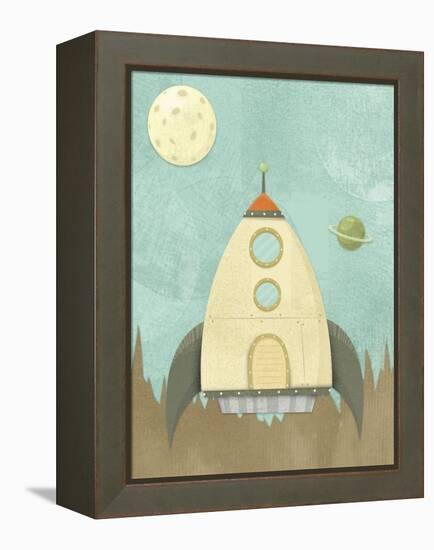 Kids Spaceship-Michael Murdock-Framed Premier Image Canvas