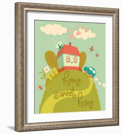 Kids Theme I-Kuma-Framed Art Print