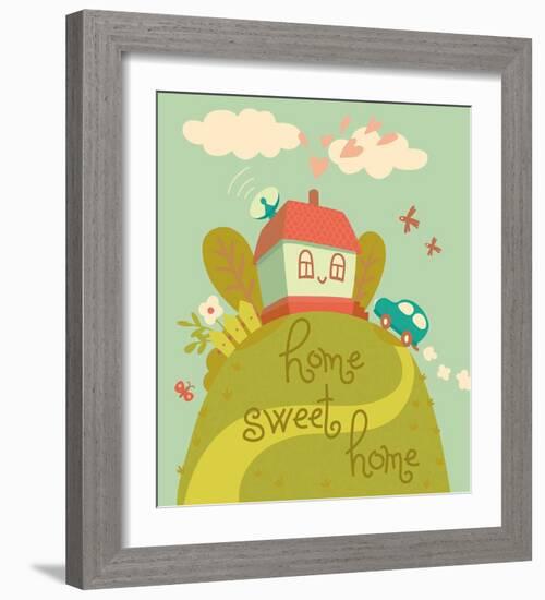 Kids Theme I-Kuma-Framed Art Print