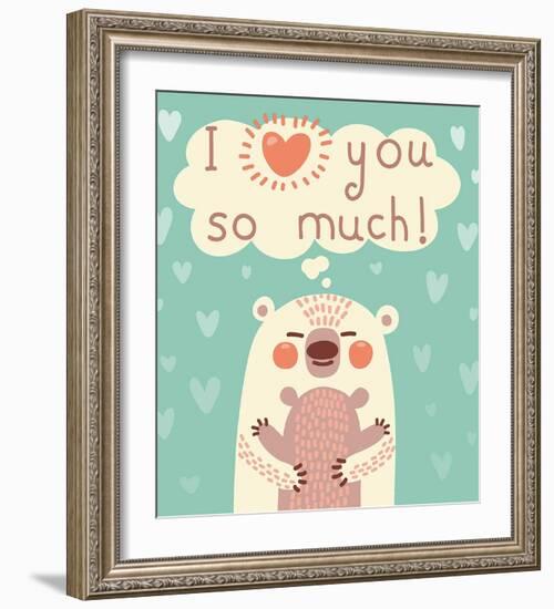 Kids Theme II-Kuma-Framed Art Print