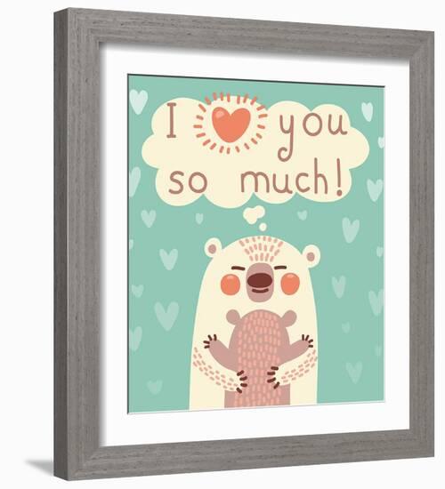 Kids Theme II-Kuma-Framed Art Print