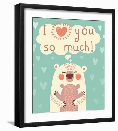 Kids Theme II-Kuma-Framed Art Print