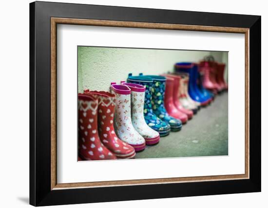 Kids Wellies, United Kingdom, Europe-John Alexander-Framed Photographic Print