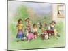 Kids with Dogs-Dianne Dengel-Mounted Giclee Print