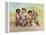 Kids with Ice Cream-Dianne Dengel-Framed Premier Image Canvas