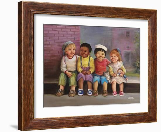 Kids-Dianne Dengel-Framed Giclee Print