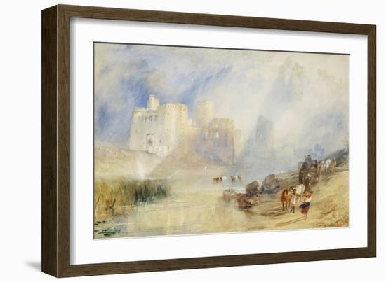 Kidwelly Castle, Carmarthenshire-J. M. W. Turner-Framed Giclee Print