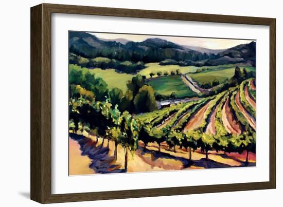 Kieken Vineyard-Janet Vanderhoof-Framed Giclee Print