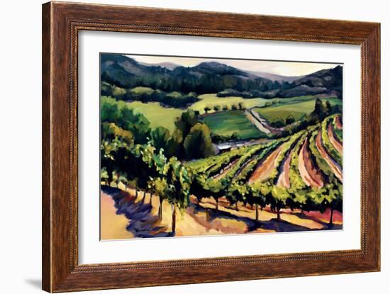 Kieken Vineyard-Janet Vanderhoof-Framed Giclee Print