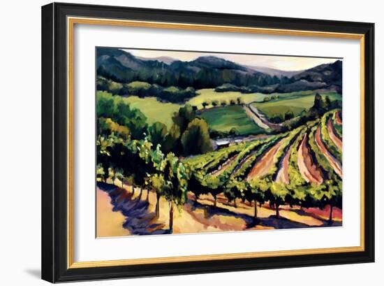 Kieken Vineyard-Janet Vanderhoof-Framed Giclee Print