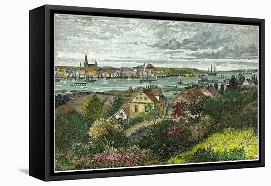 Kiel, Germany, C1875-Carrera-Framed Premier Image Canvas