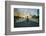 Kiener Plaza - "The Runner" in water fountain in front of historic Old Court House and Gateway A...-null-Framed Photographic Print