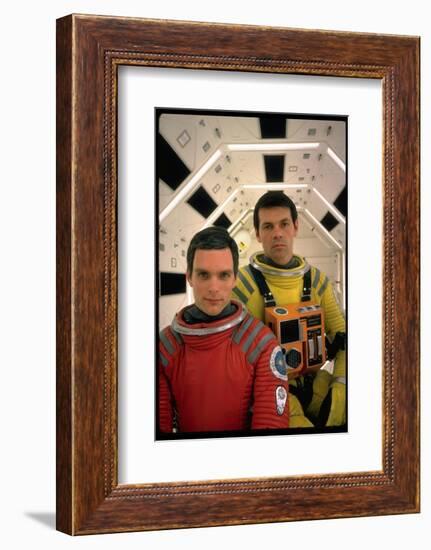 Kier Dullea and Gary Lockwood in Publicity Still from Motion Picture "2001: A Space Odyssey"-Dmitri Kessel-Framed Photographic Print