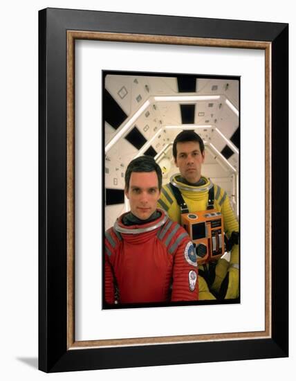 Kier Dullea and Gary Lockwood in Publicity Still from Motion Picture "2001: A Space Odyssey"-Dmitri Kessel-Framed Photographic Print